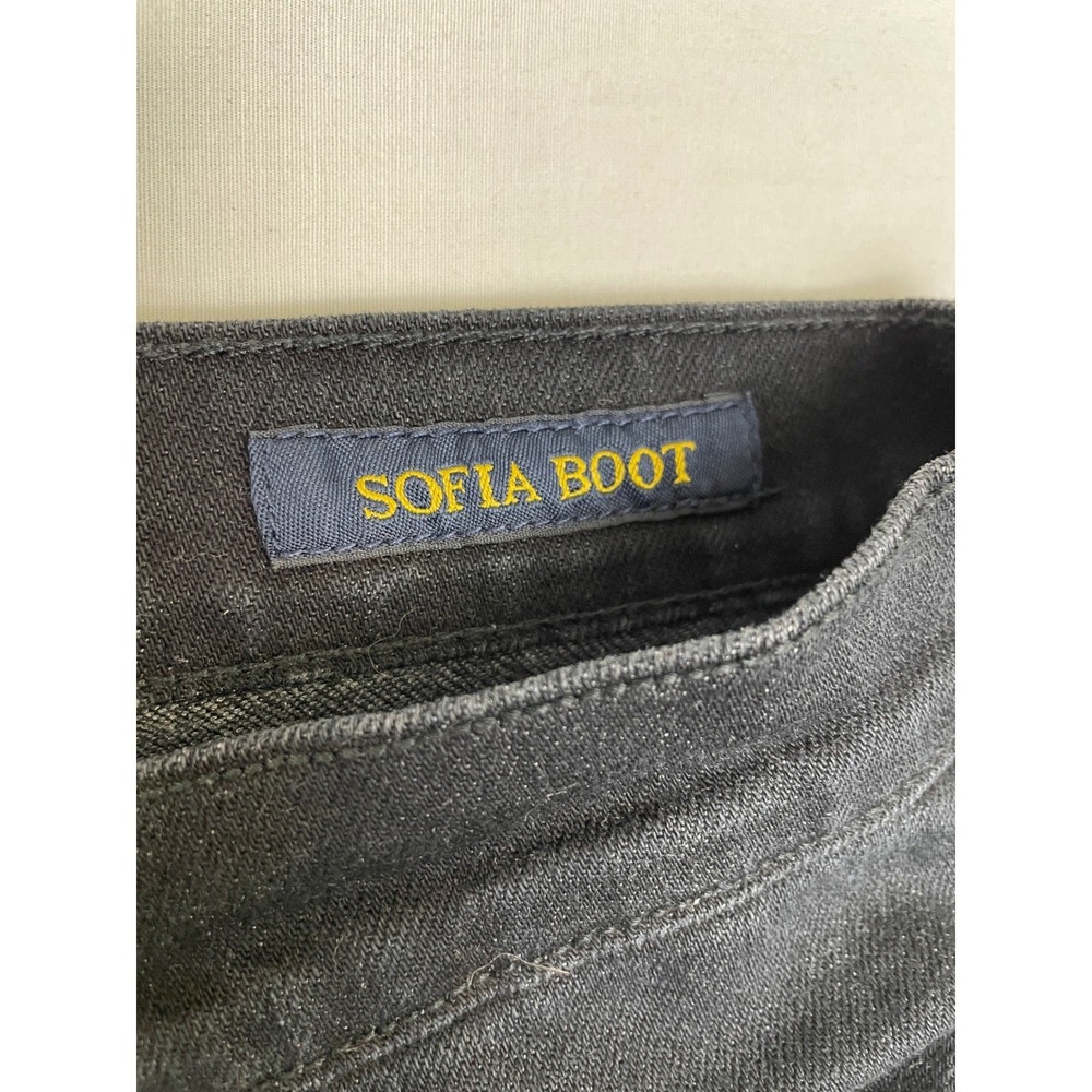 Lucky Brand Sofia Boot Black Jeans Womens 6/28 Regular Bootcut Stretch Western - Picture 4 of 11